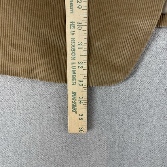 Stafford Essintals Men's Tan Overcoat Size Unknown Fancy Indoor Party Jacket - Picture 2 of 7